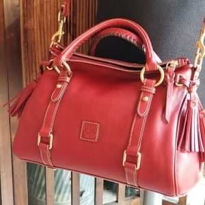 Made in USA! Red Florentine Satchel